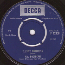 Val Doonican Elusive Butterfly USED VINYL 7INCH 45 RPM SINGLE REPRESS