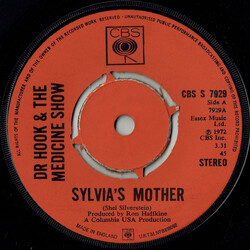 Dr. Hook & The Medicine Show Sylvia's Mother USED VINYL 7INCH 45 RPM SINGLE STEREO