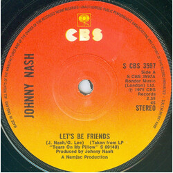 Johnny Nash Let's Be Friends Vinyl 7" USED