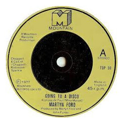Martyn Ford Going To A Disco USED VINYL 7INCH 45 RPM