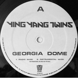 Ying Yang Twins Georgia Dome USED VINYL 12INCH 33 S RPM PROMO
