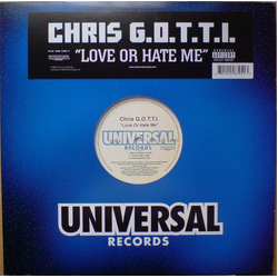 Chris G.O.T.T.I. Love Or Hate Me Vinyl 12" USED