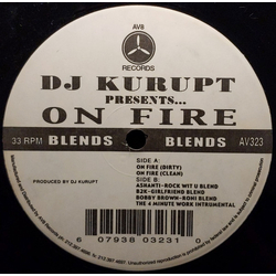 DJ Kurupt On Fire Vinyl 12" USED