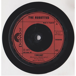 The Rubettes Tonight Vinyl 7" USED