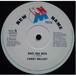 Candy Melody Bad Ina Bed USED VINYL 12INCH 45 RPM