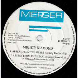 The Mighty Diamonds Absent From The Heart USED VINYL 12INCH