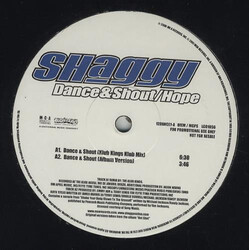 Shaggy Dance & Shout / Hope USED VINYL 12INCH PROMO