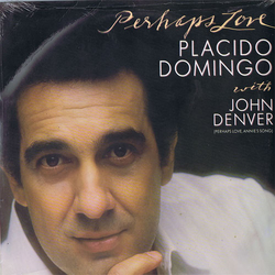 Placido Domingo / John Denver Perhaps Love Vinyl LP USED