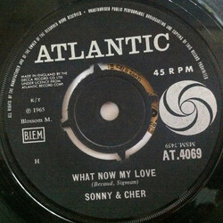 Sonny & Cher What Now My Love USED VINYL 7INCH 45 RPM SINGLE