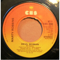Marty Robbins Devil Woman USED VINYL 7INCH STEREO REISSUE