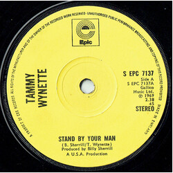 Tammy Wynette Stand By Your Man VINYL 7" USED