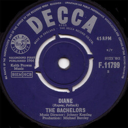 The Bachelors Diane VINYL 7" USED