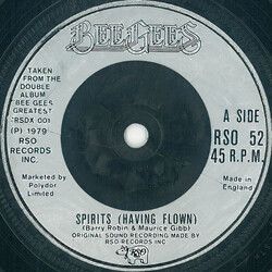 Bee Gees Spirits (Having Flown) USED VINYL 7INCH 45 RPM SINGLE