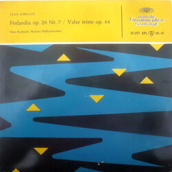 Jean Sibelius / Hans Rosbaud / Berliner Philharmoniker Finlandia Op. 26 Nr. 7 / Valse Triste Op. 44 USED VINYL 7INCH 45 RPM MONO