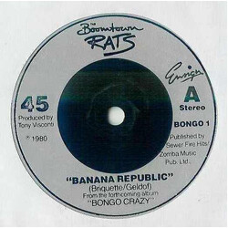 The Boomtown Rats Banana Republic USED VINYL 7INCH 45 RPM SINGLE MISPRINT