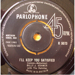 Billy J. Kramer & The Dakotas I'll Keep You Satisfied VINYL 7" USED