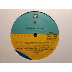 Michael Cooper Should Have Been You USED VINYL 12INCH 33 S RPM PROMO