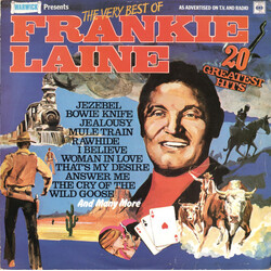 Frankie Laine The Very Best Of Frankie Laine Vinyl LP USED