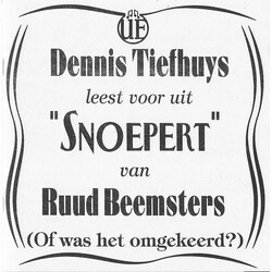 Dennis Tyfus Leest Voor Uit "Snoepert" Van Ruud Beemsters (Of Was Het Omgekeerd?) Vinyl 7" USED