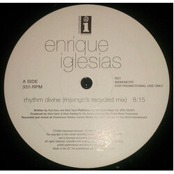 Enrique Iglesias Rhythm Divine Vinyl 12" USED