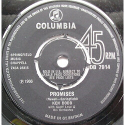 Ken Dodd / Geoff Love & His Orchestra Promises USED VINYL 7INCH SINGLE 45 RPM