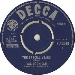 Val Doonican The Special Years USED VINYL 7INCH 45 RPM SINGLE