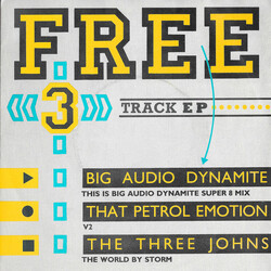 Various Free 3 Track EP USED VINYL 7INCH 45 RPM EP COMPILATION STEREO