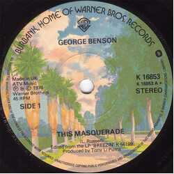 George Benson This Masquerade / Six To Four USED VINYL 7INCH 45 RPM SINGLE STEREO