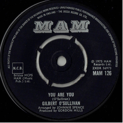 Gilbert O'Sullivan You Are You Vinyl 7" USED
