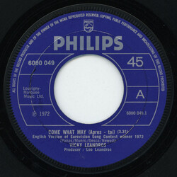 Vicky Leandros Come What May USED VINYL 7INCH SINGLE 45 RPM