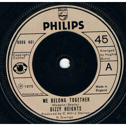 Dizzy Heights We Belong Together USED VINYL 7INCH 45 RPM
