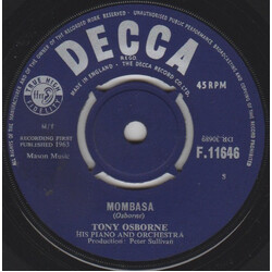 Tony Osborne And His Orchestra Mombasa USED VINYL 7INCH 45 RPM