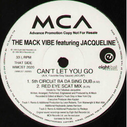 The Mack Vibe / Jacqueline I Can't Let You Go Vinyl 12" USED