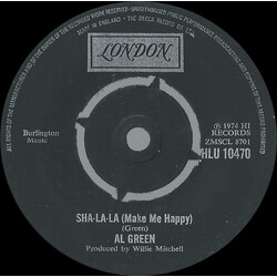 Al Green Sha-la-la (Make Me Happy) USED VINYL 7INCH 45 RPM SINGLE
