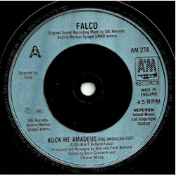 Falco Rock Me Amadeus (The American Edit) USED VINYL 7INCH SINGLE 45 RPM