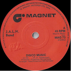 J.A.L.N. Band Disco Music USED VINYL 7INCH 45 RPM SINGLE STEREO
