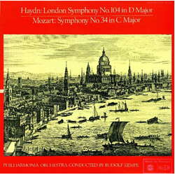Joseph Haydn / Wolfgang Amadeus Mozart London Symphony No. 104 In D Major / Symphony No. 34 In C Major Vinyl LP USED