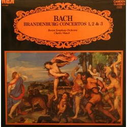Johann Sebastian Bach / Boston Symphony Orchestra / Charles Munch Brandenburg Concertos 1, 2 & 3 Vinyl LP USED