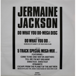 Jermaine Jackson Do What You Do - Mega Disc Vinyl 12" USED