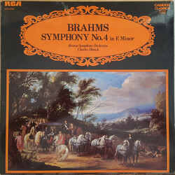 Johannes Brahms / Boston Symphony Orchestra / Charles Munch Symphony No. 4 In E Minor Vinyl LP USED