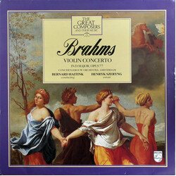 Johannes Brahms / Concertgebouworkest / Bernard Haitink / Henryk Szeryng Violin Concerto In D Major, Opus 77 Vinyl LP USED
