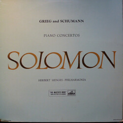 Edvard Grieg / Robert Schumann / Solomon (6) / Herbert Menges / Philharmonia Orchestra Piano Concertos Vinyl LP USED