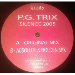 P.G. Trix Silence 2005 USED VINYL 12INCH