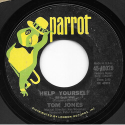 Tom Jones Help Yourself USED VINYL 7INCH 45 RPM SINGLE STYRENE