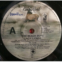 The Beach Boys Lady Lynda USED VINYL 7INCH 45 RPM SINGLE
