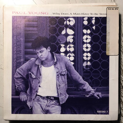 Paul Young Why Does A Man Have To Be Strong USED VINYL 7INCH SINGLE SIDED SINGLE PROMO