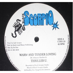 Thriller U / Mark Wonder Warm And Tender Loving / Give My Love A Try Vinyl 12" USED