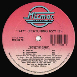 747 (3) / Israel Ortiz Situation Yazz USED VINYL 12INCH MAXI-SINGLE 33 S RPM