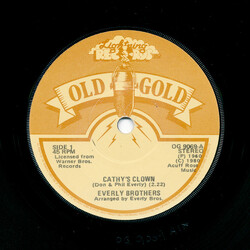 Everly Brothers Cathy's Clown / Temptation Vinyl 7" USED