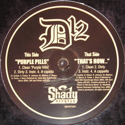 D12 Purple Pills / That's How... USED VINYL 12INCH 33 S RPM